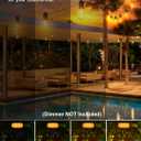 Brightown Outdoor String Lights 190FT with 60+2 Shatterproof Edison Bulbs, Waterproof Hanging Patio Lights Outside for Backyard Deck Garden Party Xmas Decor, 2700K