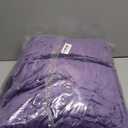 Waterproof Gray Blanket for Dog Cat Puppy, 80''x 80'' Double Side Leakproof Reversible Double Side Sherpa Flannel Fleece 3 Layer Lightweight Blanket, Absorb 70oz(PurpleWhite), Machine Washable