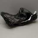 Round Vinyl Fitted Tablecloth with Flannel Backing Elastic Table Cloth Waterproof Oil-Proof Plastic Cover- Fits Tables up to 40" - 44" Diameter (Black)