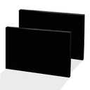 High-Density Polyethylene (HDPE) Plastic Sheet 1/8" Thick 8" X 12"- Black HDPE Sheet,for Machining,for DIY,Heavy Duty Industry,Engineering,High-Density Polyethylene Plastic Block (Pack of 2)