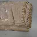 decorUhome Chenille Soft Throw Pillow Covers 20x20 Set of 2, Farmhouse Velvet Neutral Decorative Euro Pillow Covers with Stitched Edge for Couch Sofa Bed Home Decor, Beige