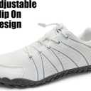 WateLves Barefoot Water Shoes Women Men Breathable Wide Width Toe Box Beach Walking Shoes Comfortable Slip On Minimalist Sneakers for Travel Hiking (White)