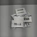 BESTTEN 10 Pack Single Pole Decorator Light Switch with Wallplate, 15A 120/277V, Rocker Paddle Wall Switch, On/Off Interrupter for LED and Other Lamps (white)