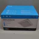 Tech Drive Bathroom fan 110 CFM, 1.5Sone No Attic access Needed Installation,Very Quiet Bath Ventilation and Exhaust Fan, Ceiling Mounted Fan,White Plastic Grille