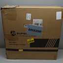 SUPERJARE 0.56'' Thick 12 Pcs 48 Sq Ft Rubber Top Exercise Equipment Mats, High Density EVA Foam Mats with Rubber Top, Interlocking Gym Flooring for Home Gym, Protective Workout Mat, Black/Blue