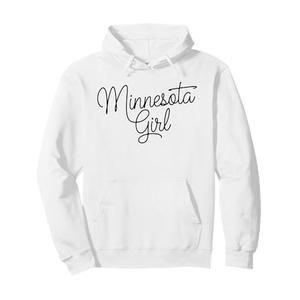 Minnesota Girl Retro Vintage Woman Vacation Minneapolis Pullover Hoodie Size medium