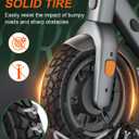BANGTING 2PCS Upgrade 50/75-6.1 Scooter Off-road Solid Tires, 8.5x2 inches Tires Tubeless for Gotrax GXL V2/XR/APEX, 8 1/2 x2 Tire Replacement for Hiboy S2, Xiaomi 3 Lite/3/Pro 2/1s/M365