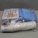 Dandat 350 Pcs Baby Shower Plates Set Baby Shower Party Supplies Serves 50 Tableware Sets Include Plates Napkin Cup Forks Knives Spoons Disposable Dinnerware(Cowboy,Blue)