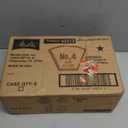 Melitta #4 Cone Coffee Filters, Bamboo, 80 Count (Pack Of 6), 480 Total Filters - Fits all 8-12 Cup Cone Coffee Makers and Pour-Overs, Compostable, Tear-Resistant, Made in USA