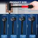 4-in-1 Door Hinge Adjustment Tool for Residential & Commercial, Heavy Duty Gap Adjusting Wrench with Thread Design & Rubber Handle, 0.55"/0.71"/0.91"/0.98"