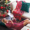 Christmas Tree Throw Pillow Covers 18x18 Inch Double-Sided Embroidered Decorative Throw Pillow Case Christmas Green Decorations for Winter Holiday Xmas Fir Tree for Home Sofa Couch Room Decor