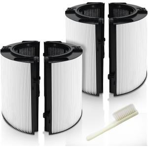 2 Pack HP1 HP2 Filter replacement For Dyson HP1 HP2 HP10 TP07 TP10 TP09 TP06 TP04 TP7A HP07 HP06 HP04 HP09 HP4A HP7A PC2 PC1 DP04 360combi glass carbon air puri-fier filter