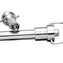 1 Pc Stainless Steel Ring Handle Locking Pin Ball Lock pins Quick Release pin with Button Locating pins Safety pins Dowels w/ Reinforced Lanyard (Dia.:1/2, 1-1/2in)