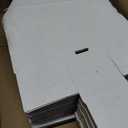 Box USA Cardboard Storage Bins, Open Top Bin Box, 4"L x 12"W x 4.5"H 50-Pack | Medium for Inventory, Organization, Parts, Garage, Warehouse or Home Cubby, Oyster White 8x18x10