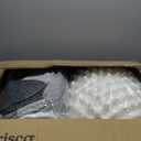 Spotted Play Orthopedic Dog Bed with Sides - Dog Sofa Beds for Large Dogs, Supportive Foam Pet Couch Bed with Washable Removable Cover, Waterproof Lining and Non-Slip Bottom, Grey - L-Plus (38.0"L x 28.0"W x 6.5"Th)