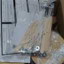 CONNOO 5-Pack 16 oz Candle Jars - 3-Wick Frosted Empty Glass Wide Mouth Candle Jars Come with Bamboo Lids, Sticky Warning Labels, and a Candle Wick Kit for Candle Making - Dishwasher Safe