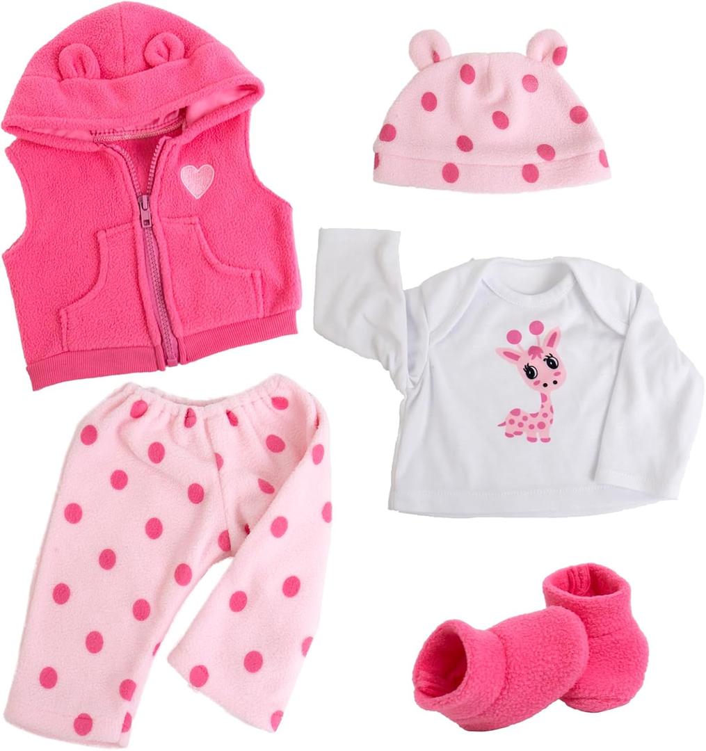 Aori Reborn Baby Dolls Clothes - Outfit Clothing Accessories for 20-24 inch Lifelike Newborn Baby Dolls