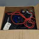 800W Slim Under Seat Powered Car Subwoofer Kit with Colorful LED Light,High/Low Level Input, Built-In Amplifier, And Car/Truck Audio System for Ultimate Sound Performance  Subwoofer and Amp Package