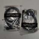Case of 10, Retevis Walkie Talkies Earpiece with Mic 2 Pin Acoustic Tube Headset, for RT22 RT21 RT68 H777, Compatible with Pxton Baofeng BF-888S BF-T26 Kenwood walkie talkie, Two Way Radio Earpiece