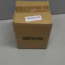 Distressed Farmhouse Square Solid Wood Tissue Box Cover with Slide-Out Bottom Panel Honey Brown Tissue Box Holder for Bathroom Living Room Dining Room Bedroom Toilet (Grey)