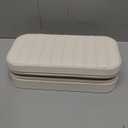 Travel Jewelry Organizer - Stripes Jewelry Box, Small Ring Holder Case | 8.07x4.13x2.36 inches Women Necklace Storage Solution, Lightweight Earring Box Case, Compact Organizer with Weekend Trip Use