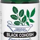 Vitanica Black Cohosh, Cimicifuga Extract Plus, Vegan, 60 Capsules (60 Count (Pack of 1))