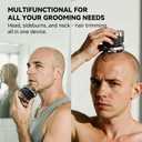 Men's Electric Rotary Shavers Bald，2026 Upgrade 7D Floating Electric Shaver with LED Display, IPX6 Waterproof, Type-C Fast Charge, Magnetic Heads, Travel Case - Ideal Men's Grooming Gift
