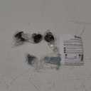 Ravinte 3 Pack 1-1/4 inch Kitchen Cabinet Knobs Matte Black Dresser Zinc Pulls Door Drawer Handles for Dresser Drawers