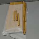 Cabinet Organizer Shelf(Set of 2),Kitchen Counter Shelves,Bamboo Stackable Expandable Spice Rack Countertop(Large) (15.8"W, Natural)