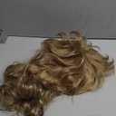 Men's Wigs 70s 80s Wigs for Men Blonde Brown Wavy Curly Mullet Wig Halloween Costume Theme Party Wig