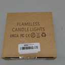 Tappovaly Battery Operated LED Tea Lights:24 Pack Flameless Votive Candles Lamp Realistic and Bright Flickering Long Lasting 200Hours for Wedding Holiday Party Home Decoration (Warm White)