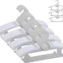 Baby Nursery Closet Hangers, Non-Slip Laundry Infant Pant Hangers for Newborn Clothes - JSF20pcs Adjustable Children Coat Hanger for Girl Boy Toddler Kids Child(Grey)