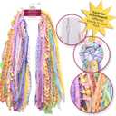Ribbons for Crafts - 30 Yd Pack Pastel Ribbon for Hair Ribbons for Girls Spring Ribbon Craft Fabric Trim Assorted Cute Decorative Bulk Sewing Trim Wrapping Bow Making Supplies Variety Scraps Bundle