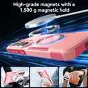 for Samsung Galaxy S26 Ultra case with Stand, 7X Military-Grade Drop Protection, Shock-Absorbing Phone Rugged Cover, Compatible with MagSafe Accessories,360 Magnetic Stand, LightPink