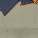 Meetppy 3 Pack Orange and Navy Blue Double Sided Paper Glitter Pennant Banner Paper Triangle Flags Bunting Hanging Decoration for Graduation Birthday Baby Shower