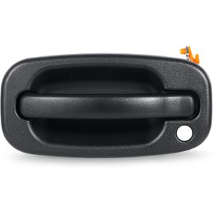 FAERSI Exterior Outside Door Handle Front Left Driver Side for 1999-2007 Chevy Silverado, Tahoe, Suburban, Avalanche, GMC Sierra, Yukon Denali, Cadillac Escalade 77261 15034985 (Front Left with Key Hole)