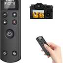 for Fujifilm Rechargeable Camera Remote Control Wireless Shutter Release Compatiable with Fuji X-T30 II, X-S10, X100VI, X-H2S, X-H2, X-T5, X-T4, X-T3, X-S20, X-T50, X-T30, X-M5, X-E5, X Half(Black)