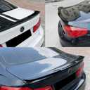 time secret Rear Spoiler Wing for BMW 5 Series F10 4 Door Sedan & F10 M5 2010-2016 Trunk Lid Spoiler Gloss Black