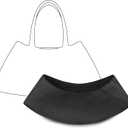 Tote Bag Organizer Insert for Dragon Diffusion Santa Croce Big 8892 Handbag,Custom Fit Inside Premium Matte Black Lightweight WaterResistant Purse Insert Accessories