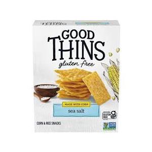 Good Thins Sea Salt & Simply Salt Corn Snacks Gluten Free Crackers BBD: 07-19-26
