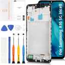 TFT A16 4G 5G LCD (6.6" Not OEM 6.7"/No Fingerprint) with Frame Screen Replacement for Samsung Galaxy A16 SM-A165F/M SM-A166B/P/E Screen Display Touch Digitizer Assembly Kit