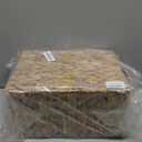 Wicker Storage Baskets Set with Lids - Rattan Organizing Basket Natural Rectangular Shelf Bins for Bedroom, Bathroom, Living Room Clutter - Large & Small Size Included