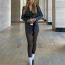 Nackiy Fleece Lined Tights Women, Fake Translucent Warm Pantyhose Black Sheer Leggings Winter Thick Thermal Stockings (Black, S)