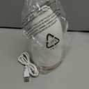 URPOWER 100ML Essential Oil Diffusers for Home with 7 LED Color Changing Lights, Timer & Auto-Off Ultrasonic Aromatherapy Diffuser Cool Mist Humidifer Scent Diffuser for Bedroom, Office, Yoga (Striped White)