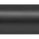Ivilon Window Curtain Rod Decorative End Cap Design, 1 Inch Rod, 120 to 240 Inch, Black