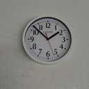 La Crosse Clock Company 8 Inch Basicis Analogy Wall Clock - White