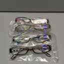 Gaoye 1.5 Readers for Women, Blue Light Blocking Reading Glasses, Stylish Reading Glasses for Women in 4 Patterns (Flowers)