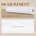 HOMBYS 260GSM Heavyweight White Aisle Runner for Wedding Ceremony, 3' x 20'