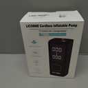 Tire Inflator Portable Air Compressor, 5X Faster Portable Air Pump for Car Tires with Powerful Battery, 180PSI Cordless Air Pump with Digital Pressure Gauge for Cars, Bike & Motorcycle Tires, Ball (Black)