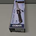 Conair Instant Heat 3/4-Inch Curling Iron, -inch Barrel Produces Tight Curls, Hair Curler for Short to Medium Hair, 25 Heat Setting Hair Curling Iron, Black